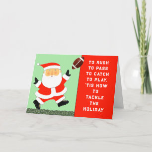 Cartão De Festividades Natal do Futebol