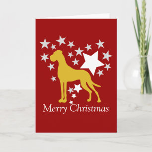 Cartão De Festividades Natal do Great Dane