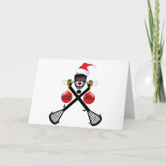 Cartão De Festividades Natal do Lacrosse