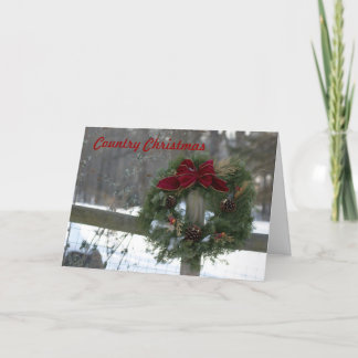 Cartão De Festividades Natal do País