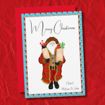 Natal do Papai Noel trazendo licor