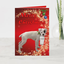 Cartão De Festividades Natal do pugilista