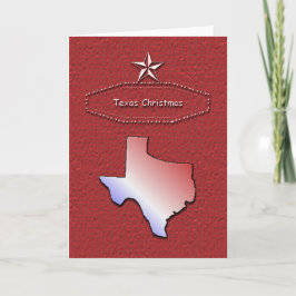 Cartão De Festividades Natal do Texas