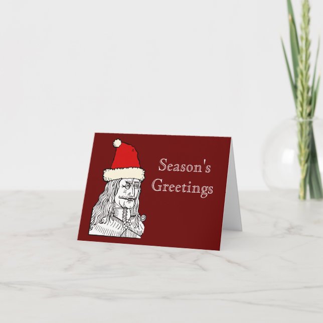 Cartão De Festividades Natal do tio Vlad (Frente)