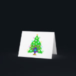Cartão De Festividades Natal e Hanukkah Juntos<br><div class="desc">Apresentando a árvore e menorah do Natal com a estrela judia de David cercada por presentes de feriado em cartões de saudação,  postagem,  ideias de presentes e roupa para a família.</div>