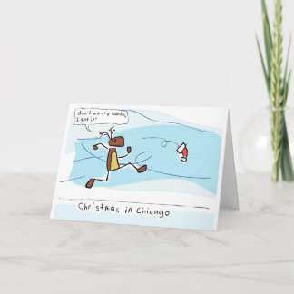 Cartão De Festividades Natal em Chicago