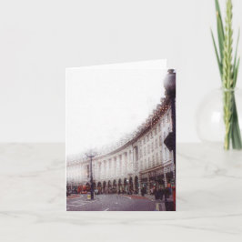 Cartão De Festividades Natal em Londres