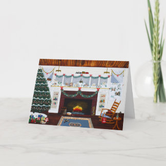 Cartão De Festividades Natal em Oregon Notecard