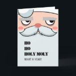 Cartão De Festividades Natal engraçado de 2020 para Papais noeis de quare<br><div class="desc">ho ho ho ho ho sagrado moly que um ano de Papais noeis rabugentos 2020 engraçados Feliz Natal em quarentena Cartão de Feriado</div>