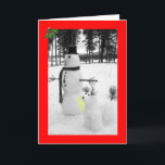 Cartão De Festividades Natal engraçado do boneco de neve<br><div class="desc">Os cartões engraçados do boneco de neve com um tema engraçado, cómico do boneco de neve para aqueles que amam ver bonecos de neve engraçados em Christmas.Funny, cartões de Natal feliz cómicos dos bonecos de neve farão certamente povos rir esta estação festiva com seu humor mau dos bonecos de neve....</div>