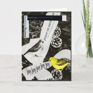 Cartão De Festividades Natal escuro