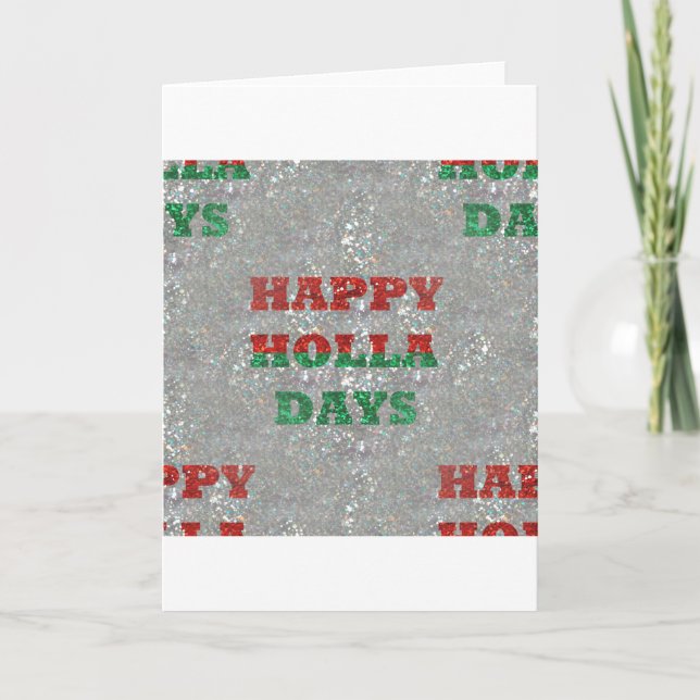 Cartão De Festividades Natal feliz feriado (Frente)