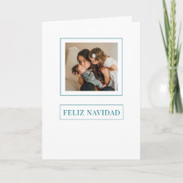 Cartão De Festividades Natal Feliz Navidad - Foto de Férias Minimalista