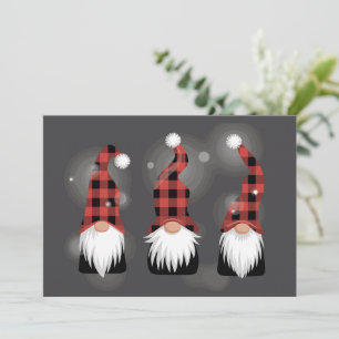 Cartão De Festividades Natal Férias Xmas Engraçado Inverno Gnomo Amante