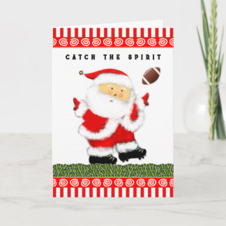 Cartão De Festividades Natal Futebol