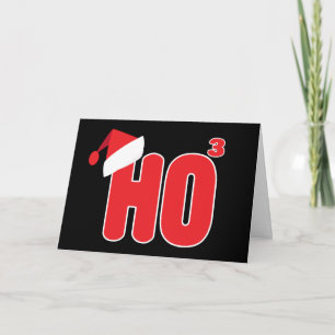 Cartão De Festividades Natal Geek Nerdice Ho x3 Humor