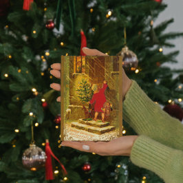 Cartão De Festividades Natal húngaro de 1896