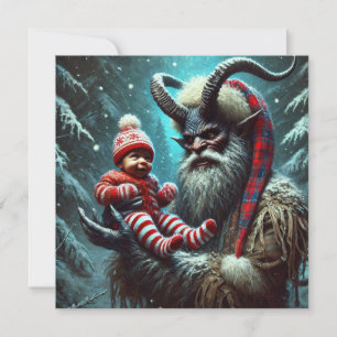 Cartão De Festividades Natal Krampus