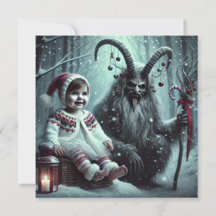Cartão De Festividades Natal Krampus