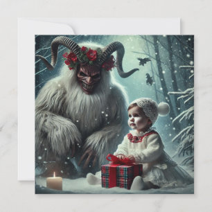 Cartão De Festividades Natal Krampus