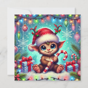 Cartão De Festividades Natal Krampus