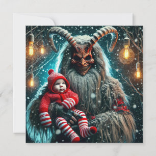 Cartão De Festividades Natal Krampus