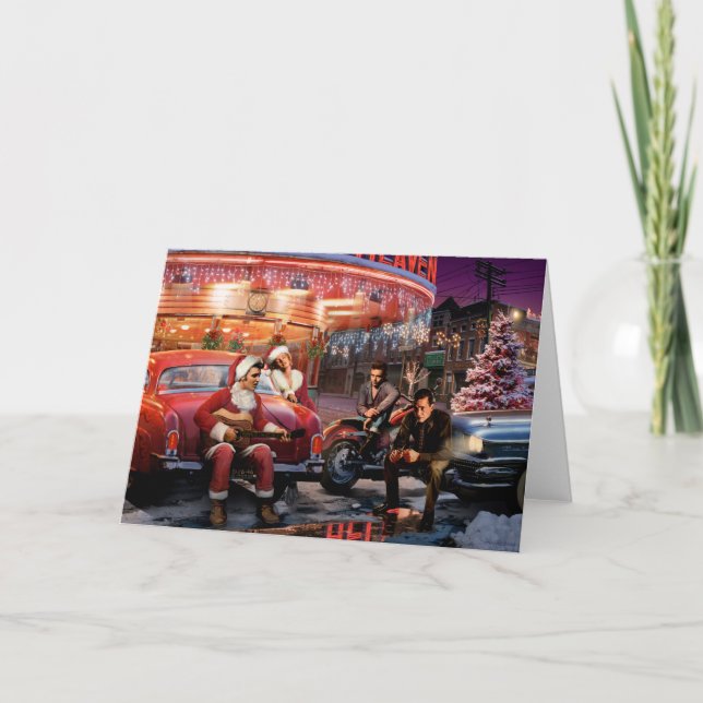 Cartão De Festividades Natal lendário (Frente)