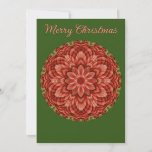 Cartão De Festividades Natal Mandala
