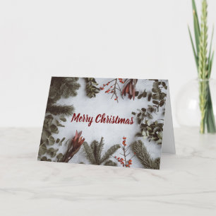 CARTÃO DE FESTIVIDADES *NATAL MERRÍVEL* PARA QUALQUER UM ESTE ANO!