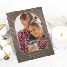 Natal Merry Geométrico Moderno