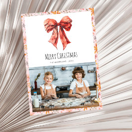 Cartão De Festividades Natal Mínimo do Coquette do Arco Vermelho