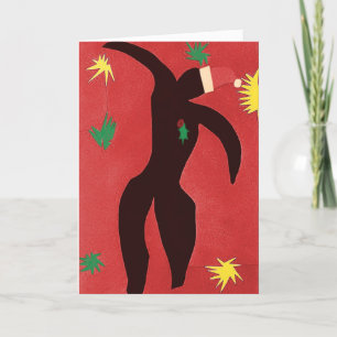 Cartão De Festividades Natal modernista