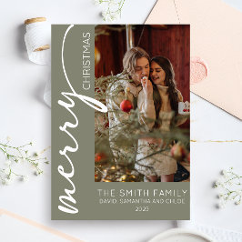 Cartão De Festividades Natal Moderno