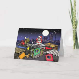 Cartão De Festividades Natal na África