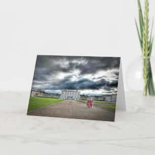 Cartão De Festividades Natal na Casa da Rainha, Greenwich Londres