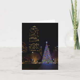 Cartão De Festividades Natal Na Noite De Warren Park