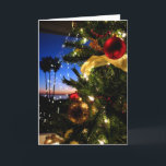 Cartão De Festividades Natal na praia<br><div class="desc">Você comemora o Natal na praia,  ou apenas deseje que você fez.  Então este cartão é a resposta perfeita para seus cartões de natal!</div>