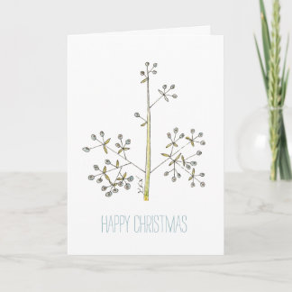 Cartão De Festividades Natal natural