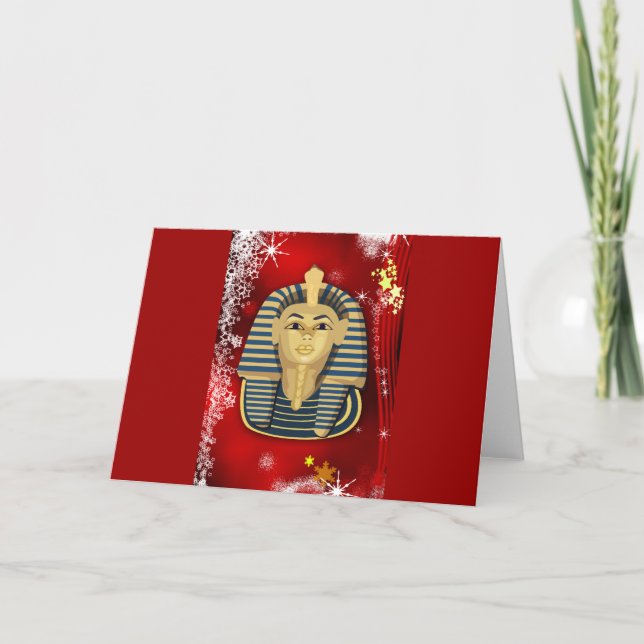 Cartão De Festividades Natal No Egito (Frente)
