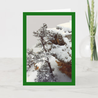 Cartão De Festividades Natal no Grand Canyon