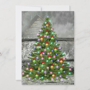 Cartão De Festividades Natal no Ranch