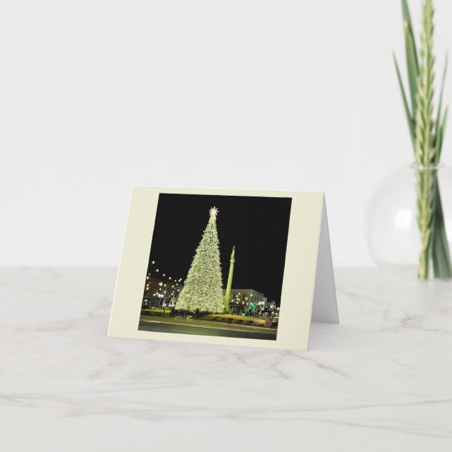 Cartão De Festividades Natal no Tennessee (Frente)