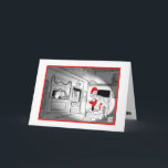 CARTÃO DE FESTIVIDADES NATAL: "PAPAI NOEL SECRETO "<br><div class="desc">CADA dia é um feriado com um cartão (tm) de VALEN-TOON do ENGRAÇADO PAPERZ de Joe do rei</div>