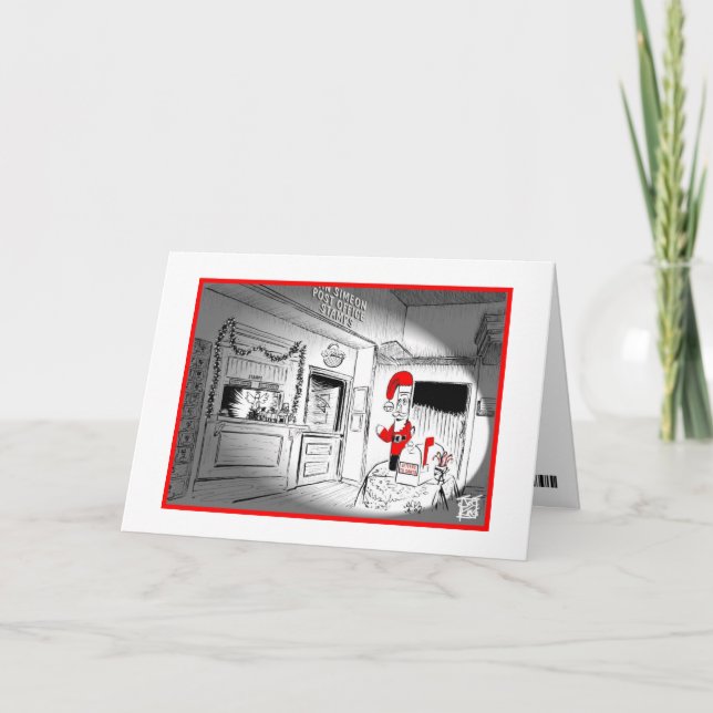 CARTÃO DE FESTIVIDADES NATAL: "PAPAI NOEL SECRETO " (Frente)