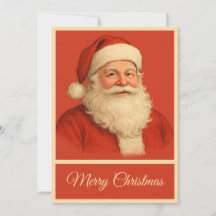 Natal Papai Noel Vintage Simples Retrô
