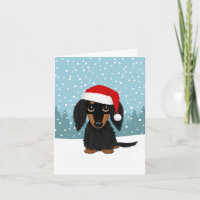 Natal para Papais noeis de Tan Dachshund