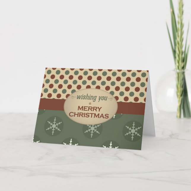 Cartão De Festividades Natal passado (Frente)