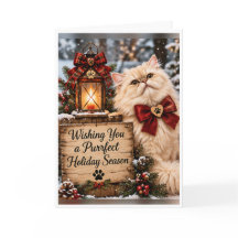 Natal Persa Felino Purrfeito Personalizado no Nata