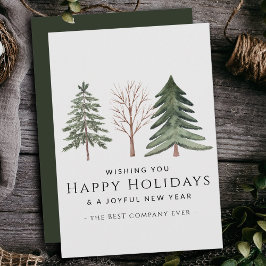 Cartão De Festividades Natal personalizado para pequenos negócios profiss