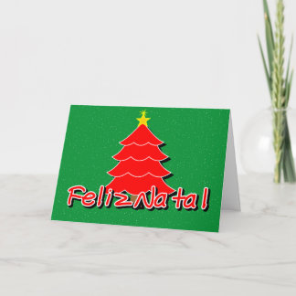 Cartão De Festividades Natal português